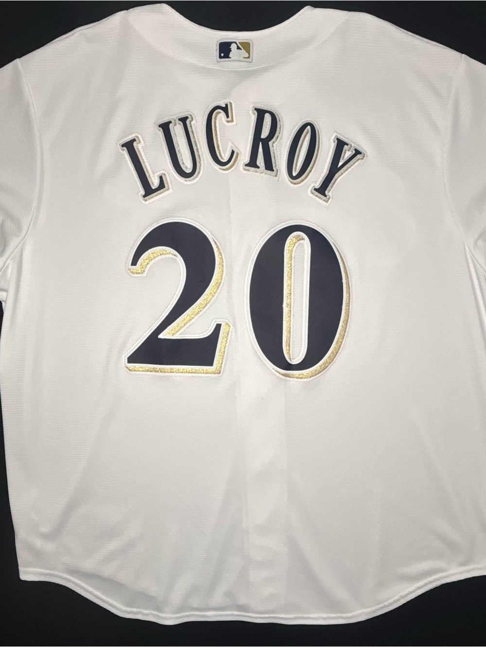 Milwaukee Brewers Jonathan Lucroy Majestic Cool Base Baseball Jersey Size: XXL